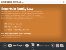 Tablet Screenshot of brydgerporras.com